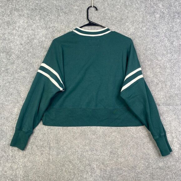 Abercrombie & Fitch Womens Cropped Sweatshirt Varsity Size XS Y2K - Picture 7 of 7
